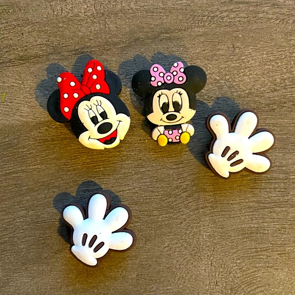 Minnie Mouse Shoe Charms - Picture 1 of 1